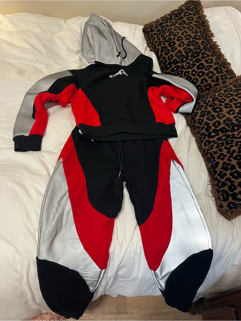 I. Am. Gia. Holographic, red and black tracksuit. - Picture 5 of 10